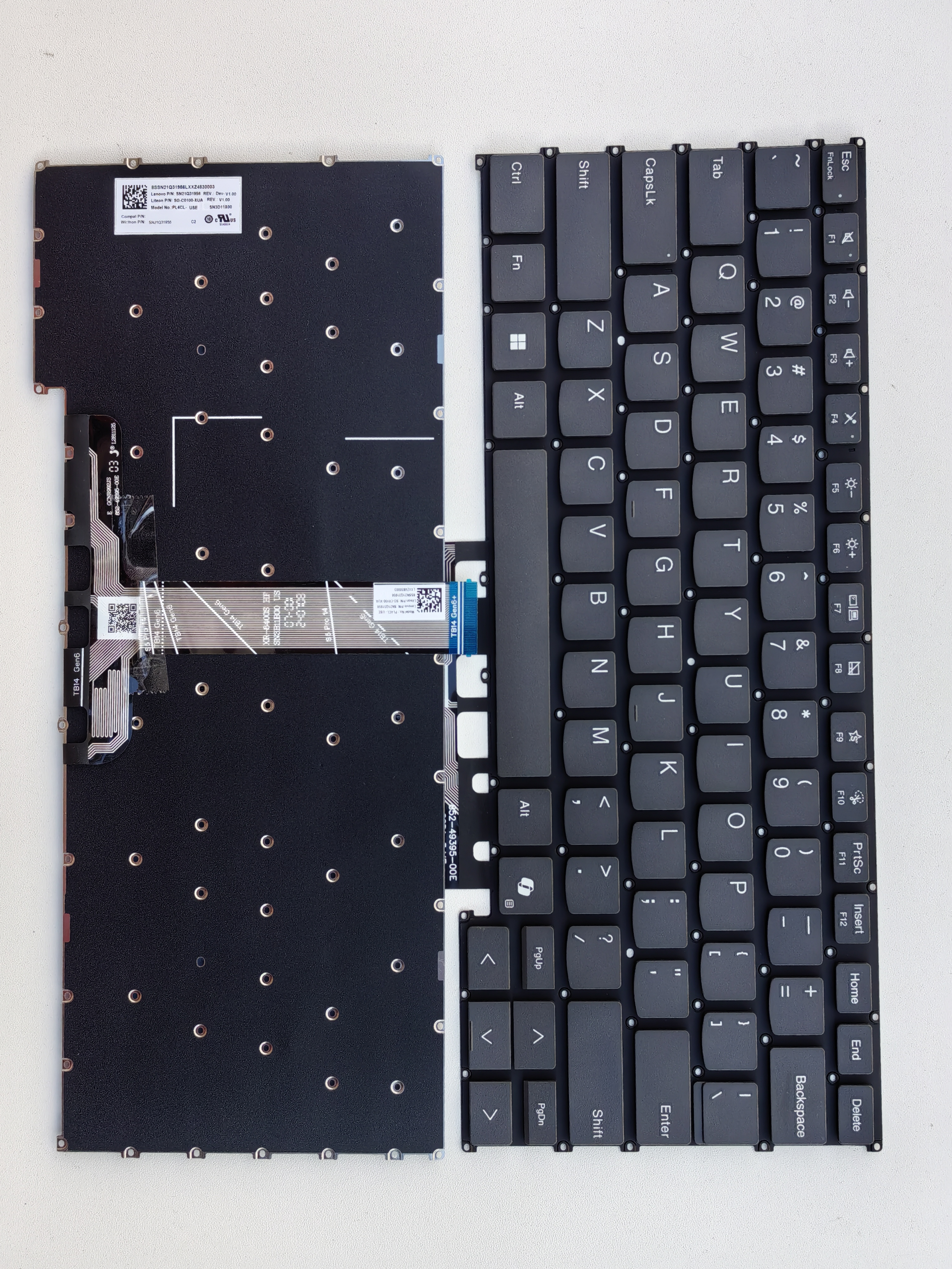 Picture of New Replacement Laptop Keyboard For LENOVO 14G6 AI key/ABPB/IRL6/Thinkbook 14 g6 Grey US Layout